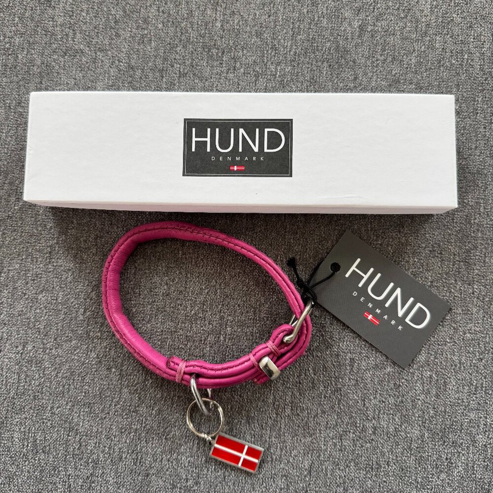 HUND Padded Rolled/Round Italian Leather- For Sensitive Skin, Anti Matting